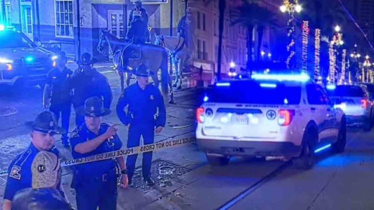 car rams crowd in new orleans