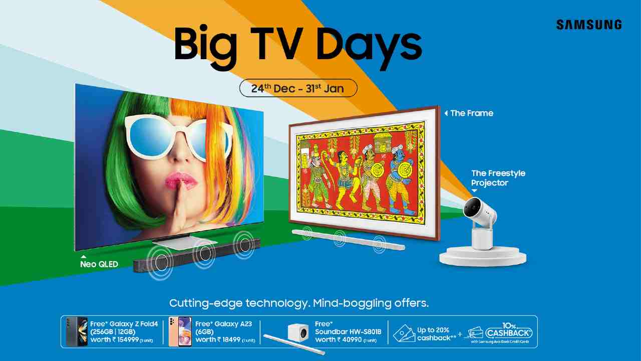 samsung big tv days