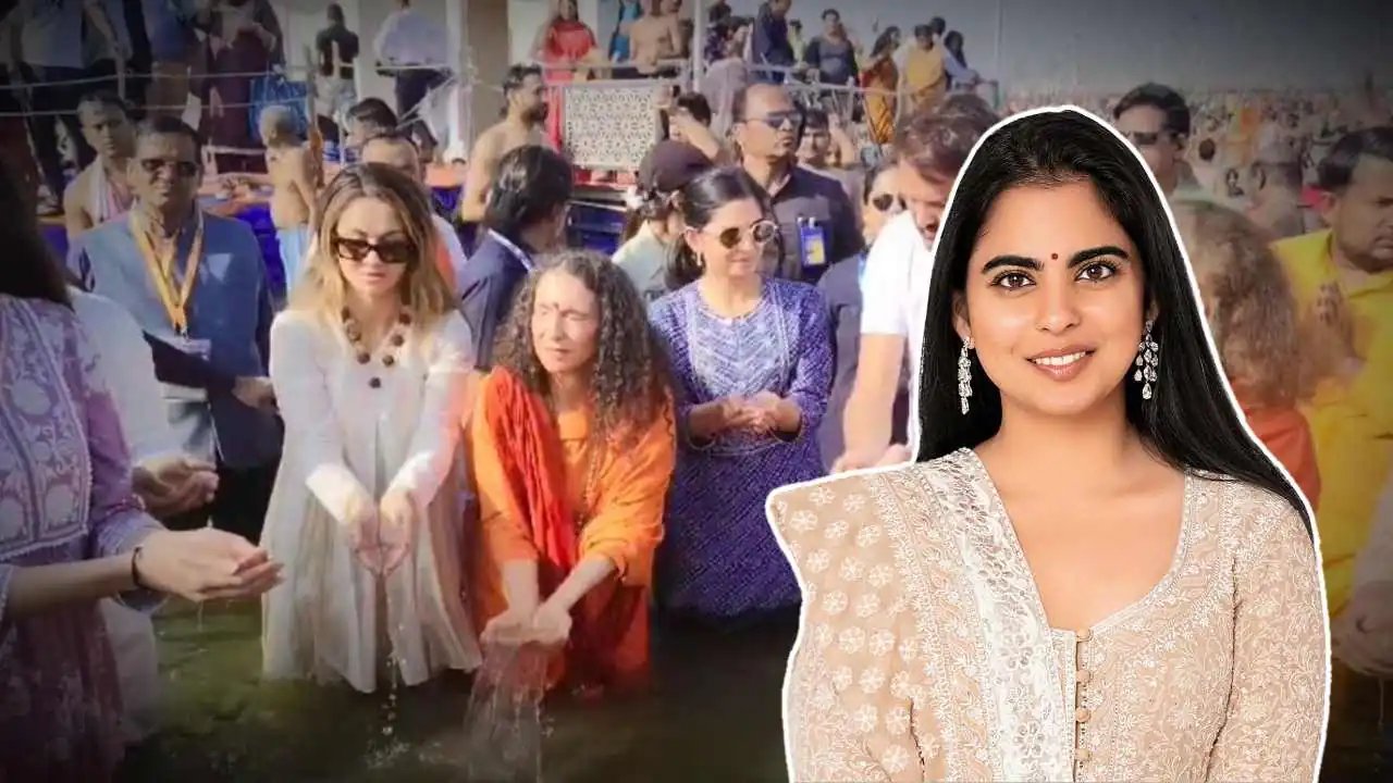 isha ambani at mahakumbh 2025