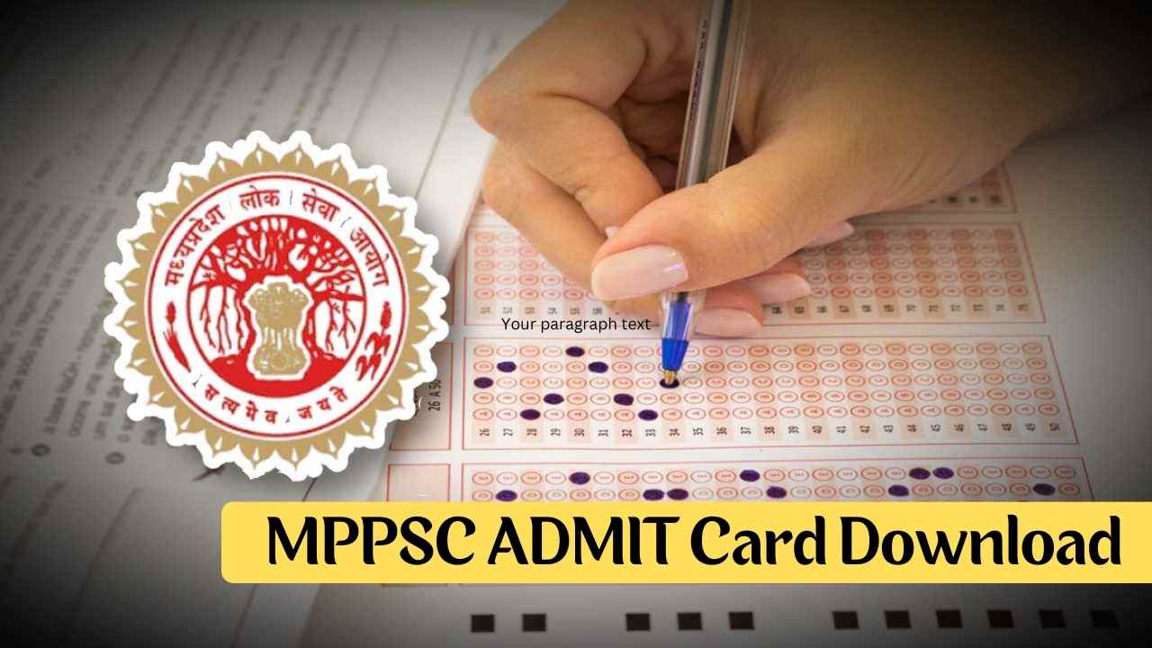 mppsc admit card download
