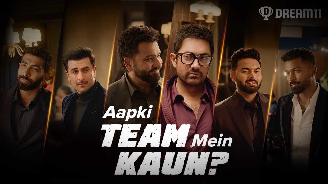 dream 11 ad campaign with amir khan ranbir kapoor unites bollywood and cricket celebrities under one roof