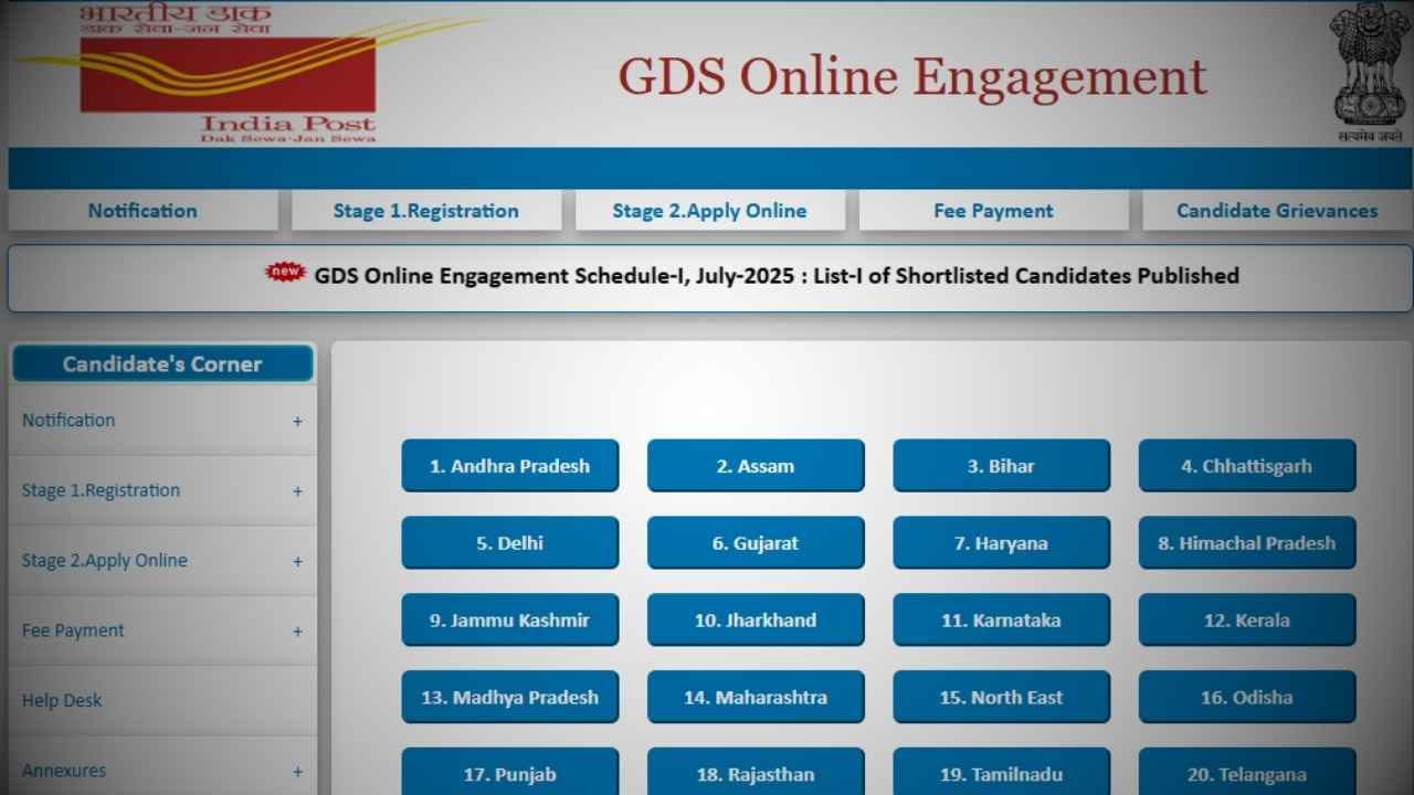 india post gds january 2025 merit list released