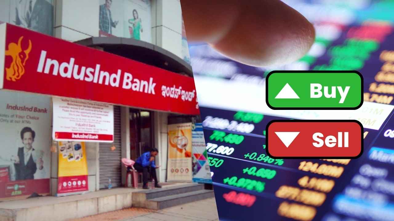 indusind bank share price