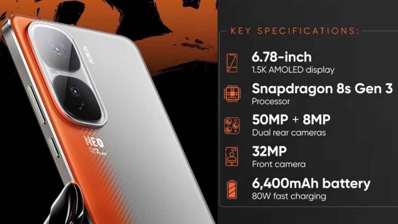 iqoo neo 10r specs and price