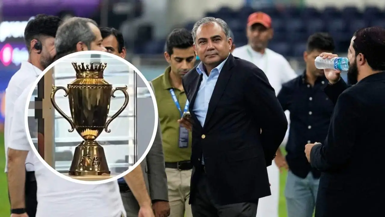asia cup 2025 trophy controversy mohsin naqvi hands trophy to uae amid bcci impeachment threat