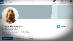 Bengaluru Entrepreneur’s Dog Becomes LinkedIn Sensation After Shadow Ban Joke Goes Viral