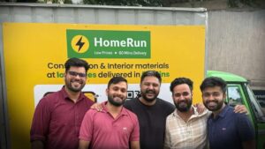 Bengaluru Startup HomeRun Raises ₹60 Crore to Expand 60-Minute Construction Materials Delivery
