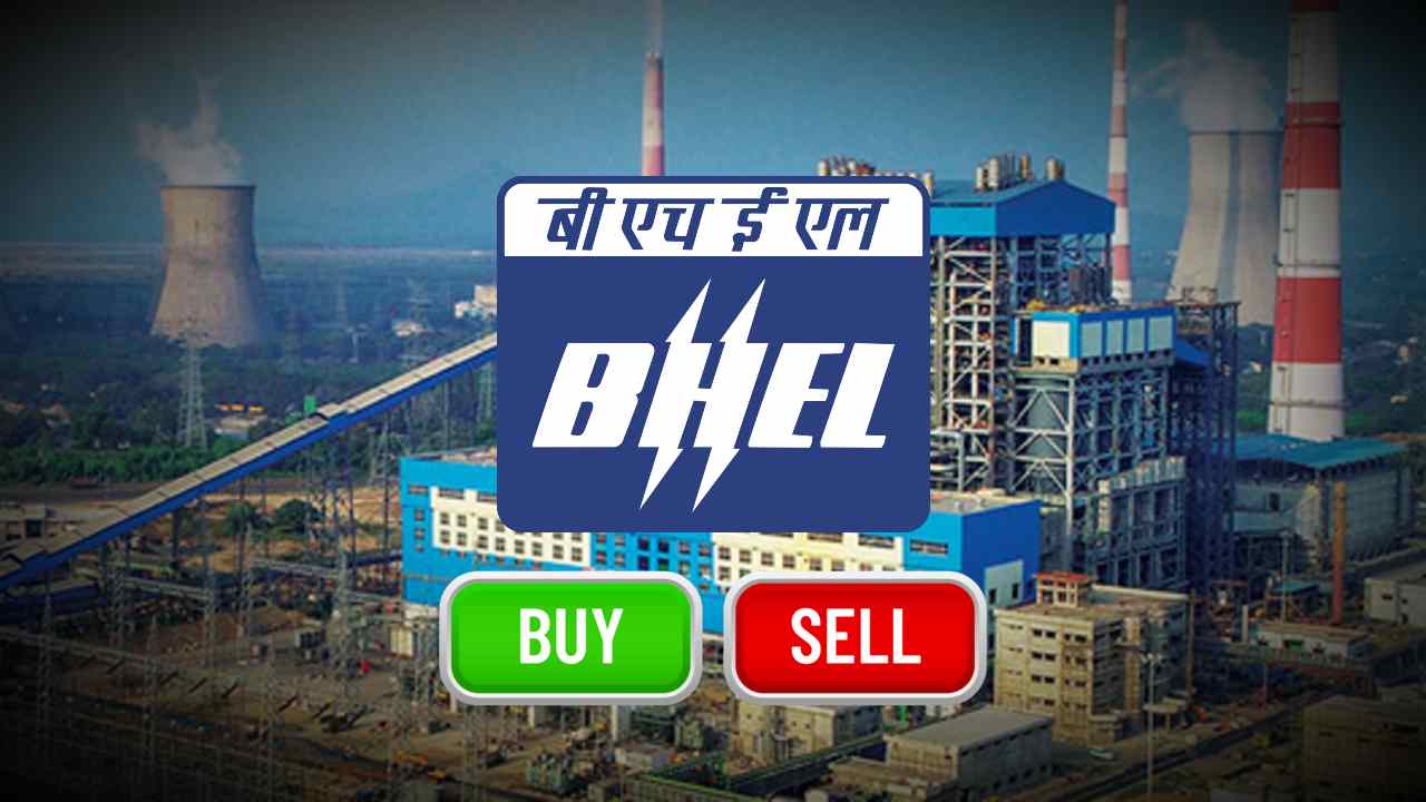 bhel share price