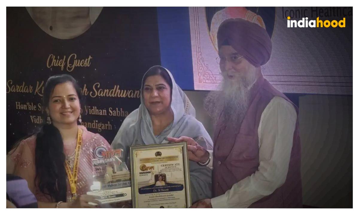 Dr. N. Basetti Honored by Punjab Assembly Speaker in Chandigarh for Outstanding ENT Contributions