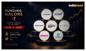 Indian Startup Funding Falls 26% in Fourth Week of July