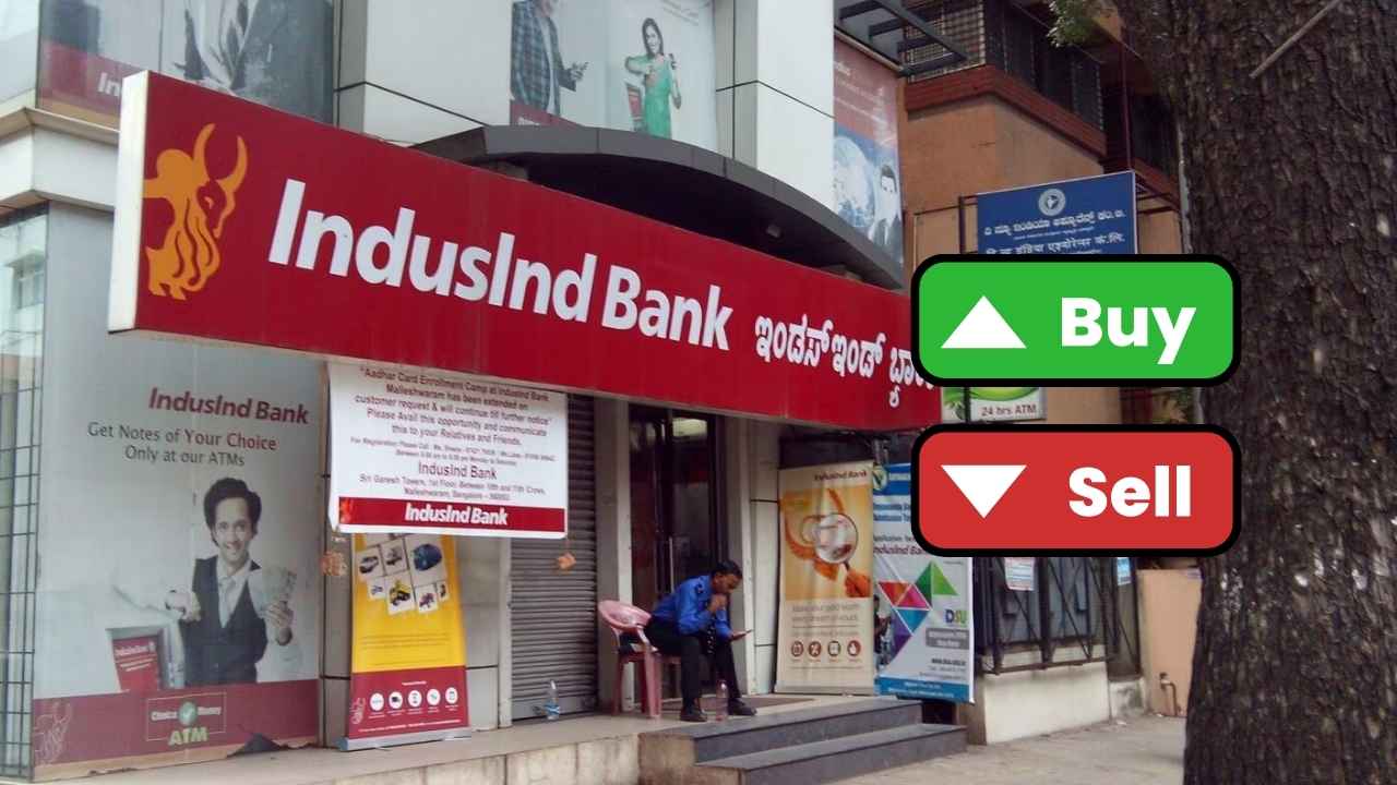 indusind bank share price