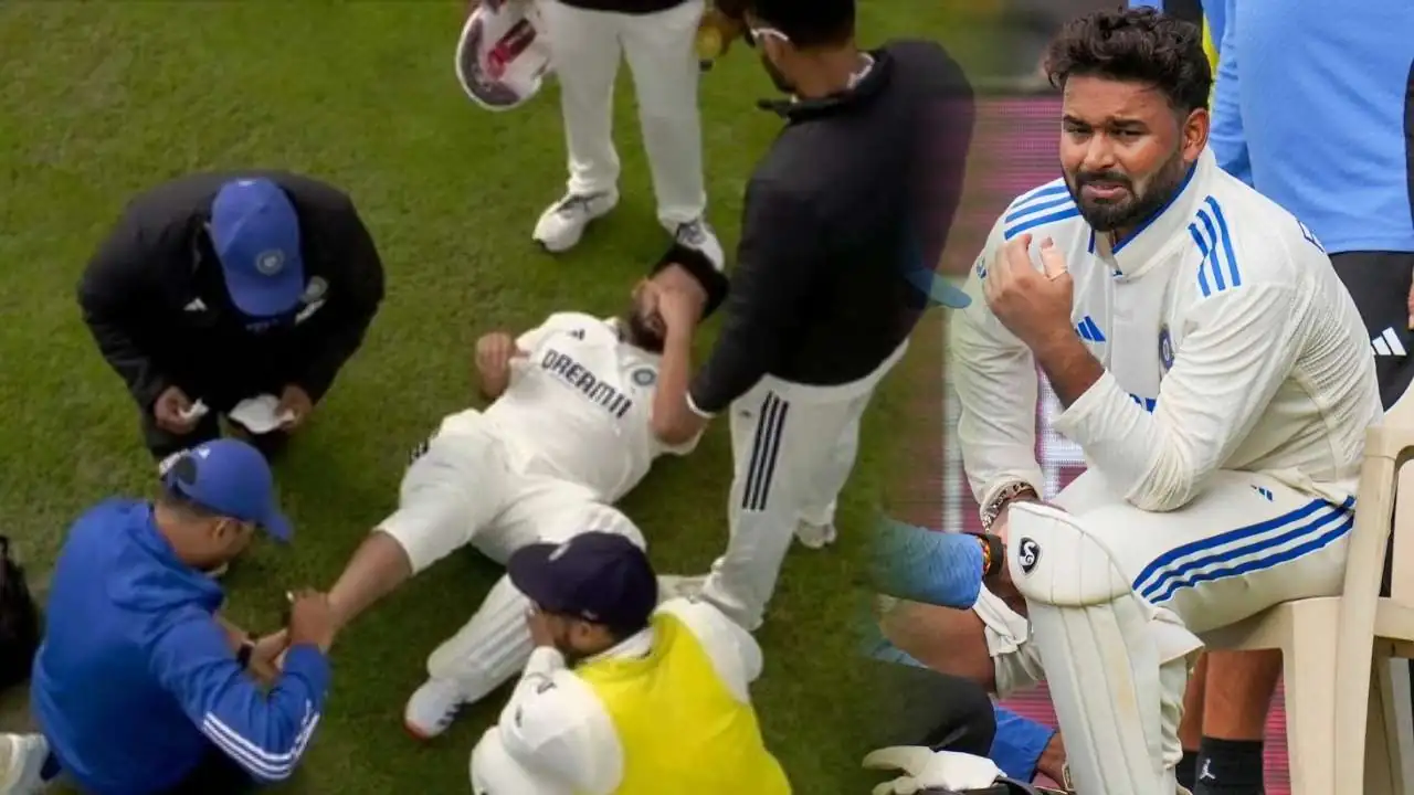 rishabh pant injured during india vs england cricket match
