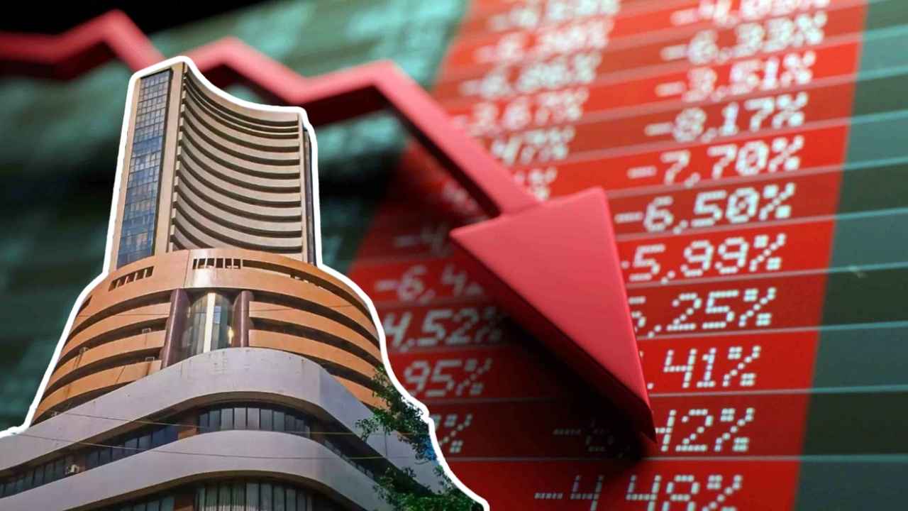 why share market down today